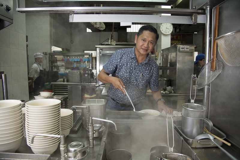 The 7 Village Noodle House chief executive officer Lim Choong Hong took care of the normal operations of the chain of restaurants now.