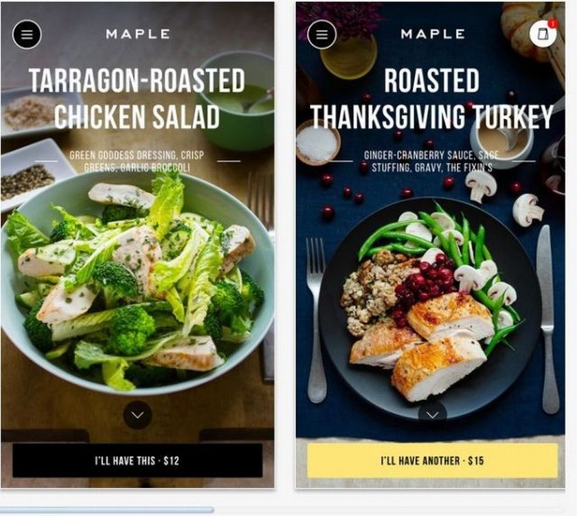 David Changu00e2u20acu2122s meal delivery app Maple. u00e2u20acu201d Afp-Relaxnews pic