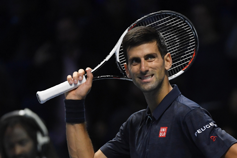 Novak Djokovic waits for a decision on the subsequent winning point during his round robin match with Belgiumu00e2u20acu2122s David Goffin at the Barclays ATP World Tour Finals in the O2 Arena, London, November 17, 2016. u00e2u20acu201d Reuters pic