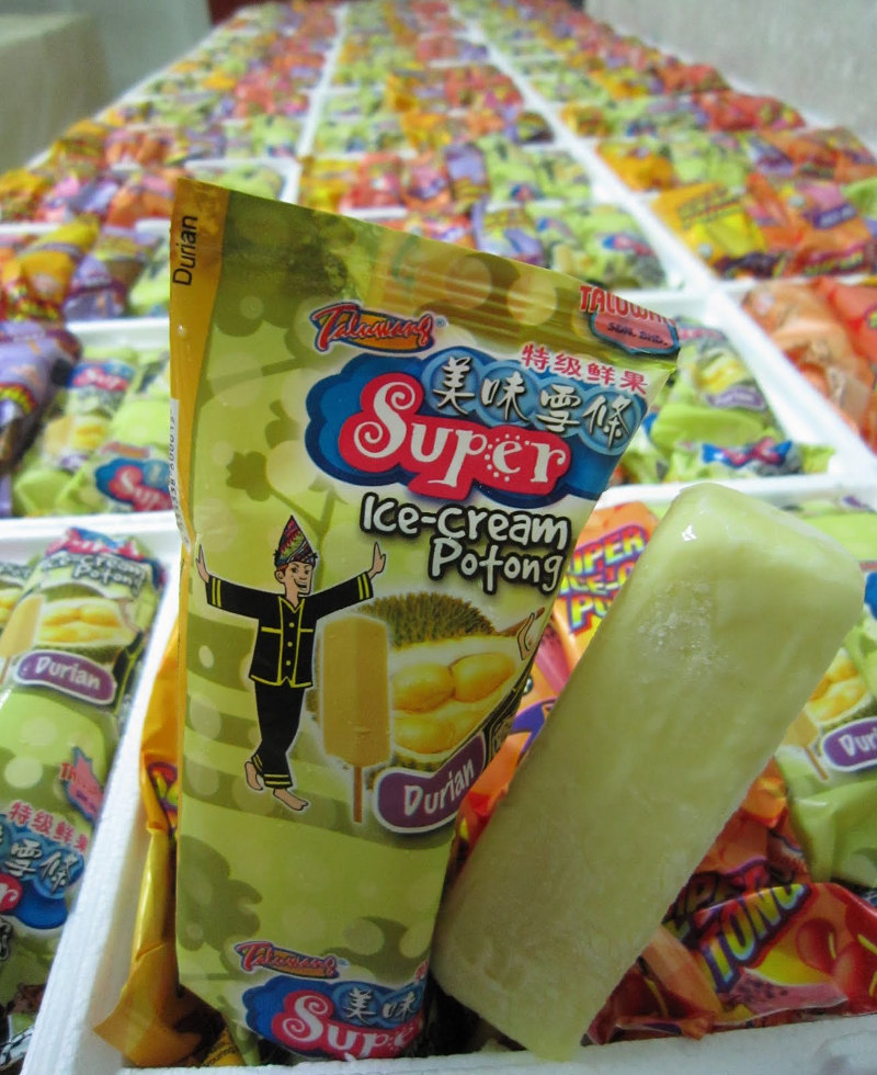 The durian flavour is No. 1 with tourists from China and Taiwan. — Picture courtesy of Taluwang