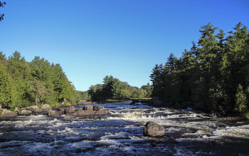 The East Branch of the Penobscot River, along the newly designated Katahdin Woods and Waters National Monument, Maine's, largest parcel of federal land. 