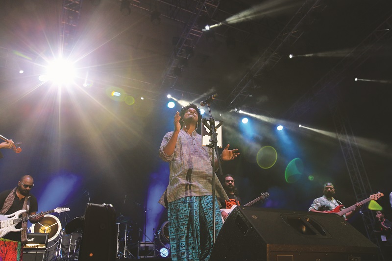 Masala Coffee concluding their slot with a medley of AR Rahman’s celebrated numbers. — Picture by Ganeshwaran Karunakaran