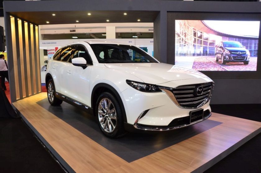 The all-new Mazda CX-9, due to be launched sometime in 2017, is on show. — Picture by YS Khong