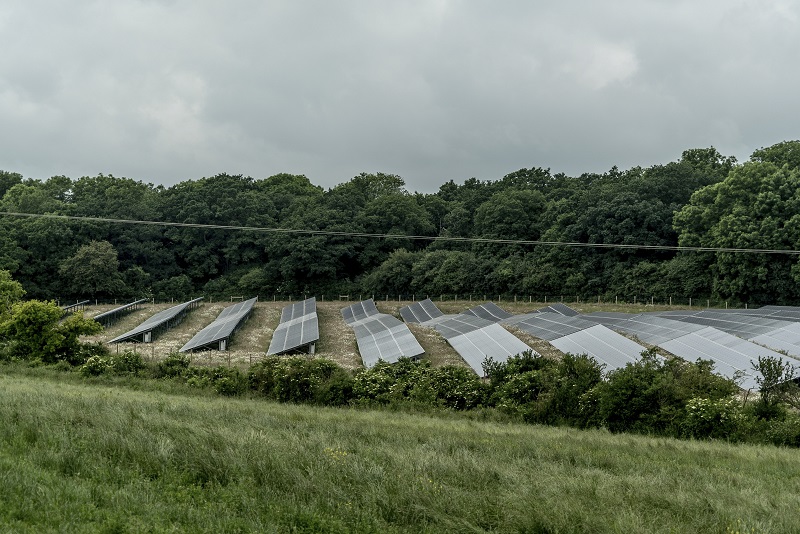 Rows of solar panels are spread over 25 acres on Nicholas Beattyu00e2u20acu2122s farm in Stoke Goldington, England, June 17, 2016. u00e2u20acu201d Picture by Andrew Testa/The New York Times