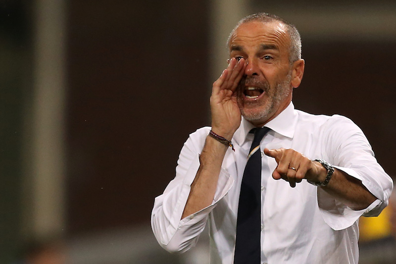 Stefano Pioli during the Italian Serie A football match Sampdoria Vs Lazio on May 16, 2015 at Luigi Ferraris Stadium in Genoa. u00e2u20acu201d AFP pic 