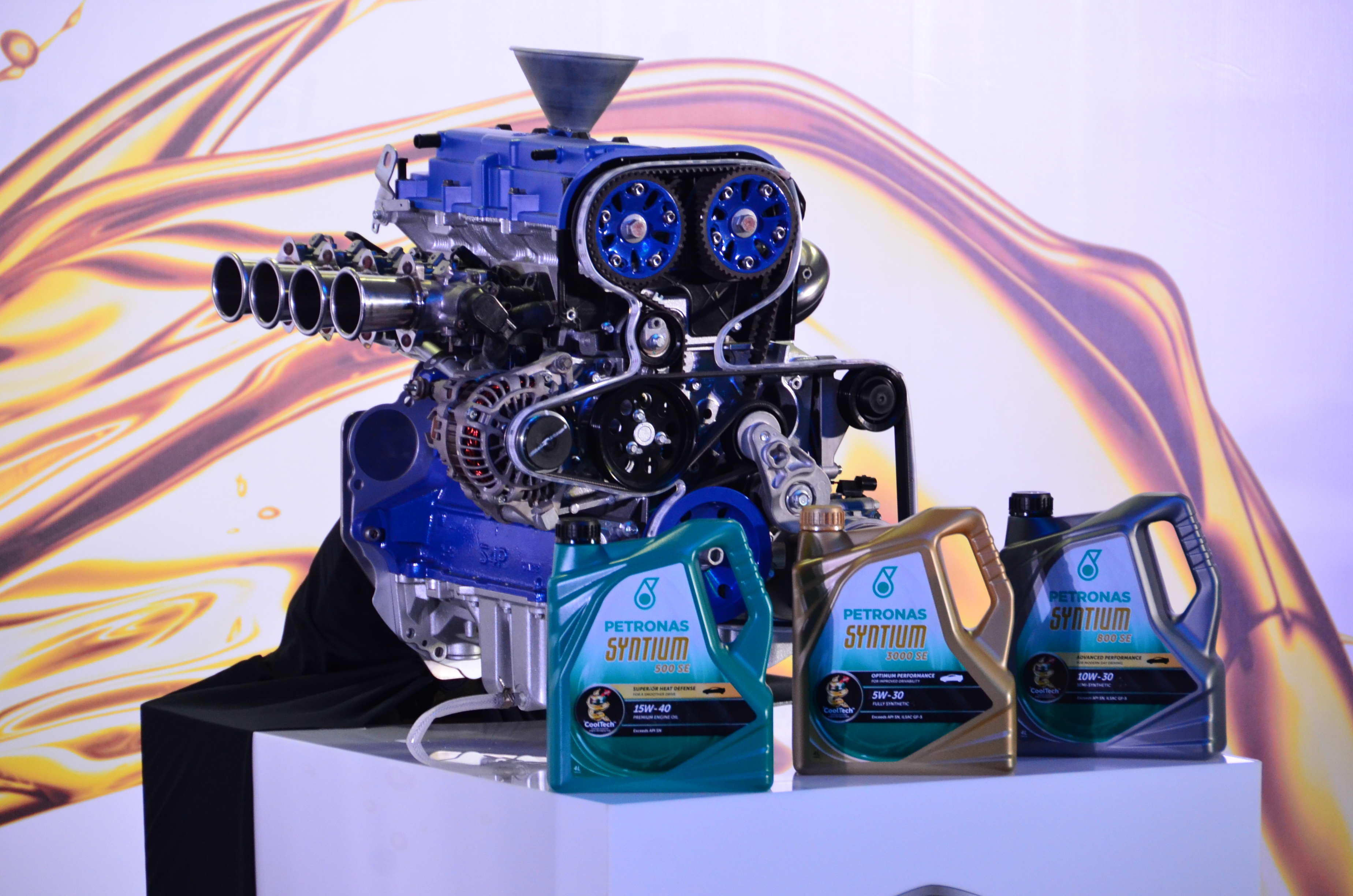 Three Syntium Variant oils for Proton cars.