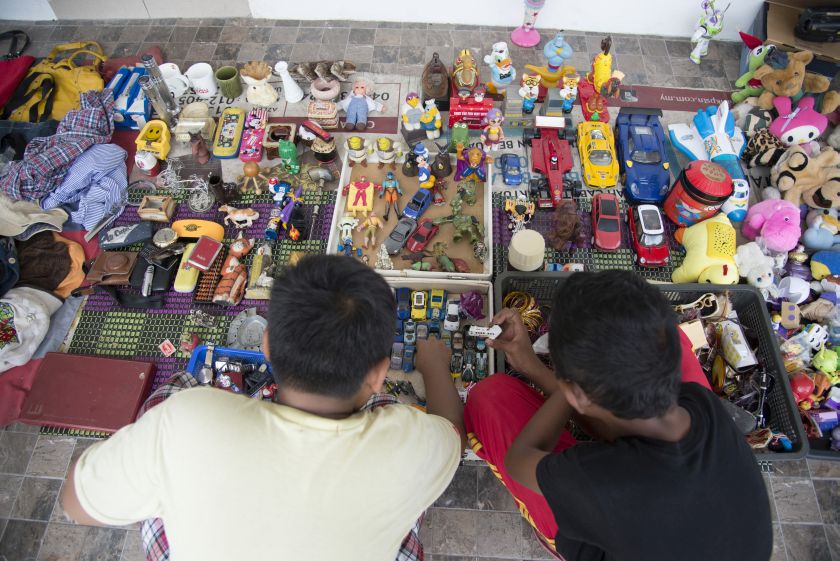 Used toys and other household items are sold at Rope Walk. 