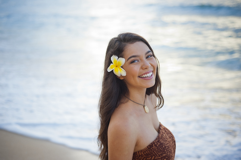 Aluliu00e2u20acu2122i Cravalho, a native Hawaiian who plays the lead in Disneyu00e2u20acu2122s u00e2u20acu02dcMoana,u00e2u20acu2122 in Haleiwa, Hawaii, August 20, 2016. u00e2u20acu201d Picture by Elyse Butler/The New York Times