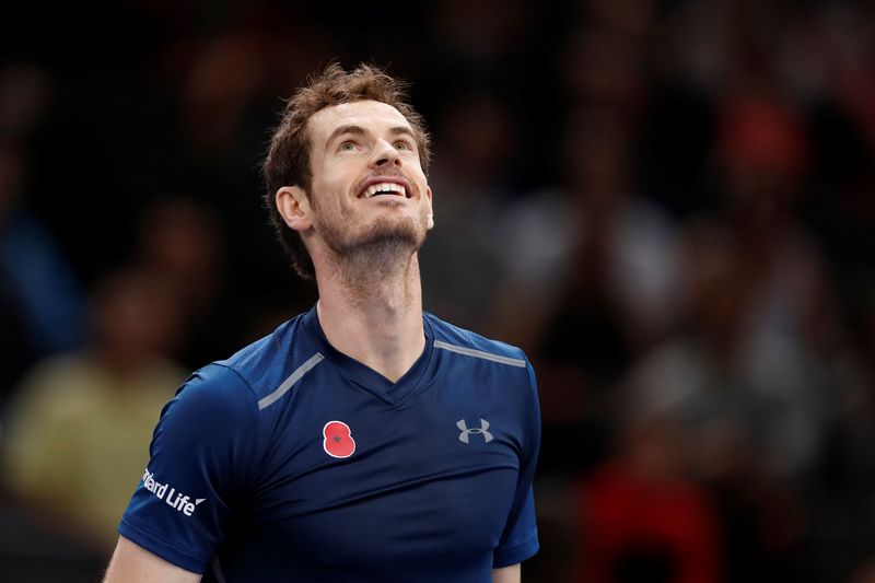 Andy Murray in the Paris Masters tennis men's singles semifinals November 5, 2016. u00e2u20acu201d Reuters pic