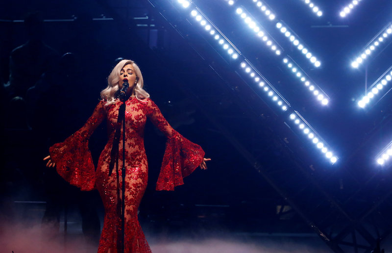 Bebe Rexha performs on stage at the 2016 MTV Europe Music Awards at the Ahoy Arena in Rotterdam, Netherlands, November 6, 2016. u00e2u20acu201d Reuters pic
