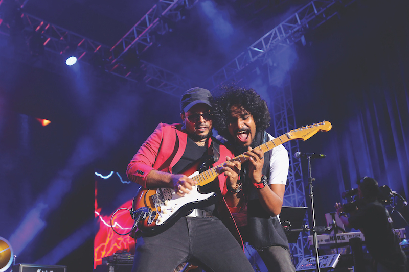 Bennet and the Band performing songs from Kollywood movies with an electrifying twist. — Picture by Ganeshwaran Karunakaran