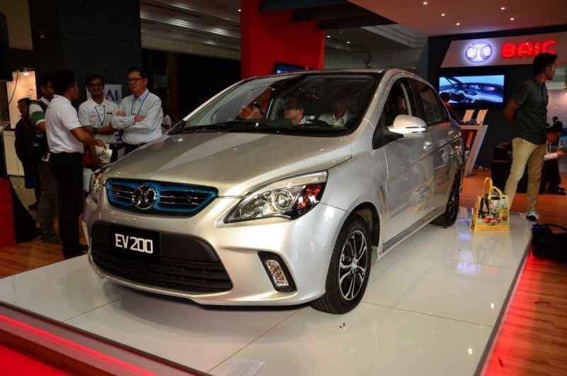 The BAIC EV 200 Electric Vehicle, a joint venture between Beijing Auto International Cooperation and Amber Dual Sdn Bhd. u00e2u20acu201d Picture by YS Khong