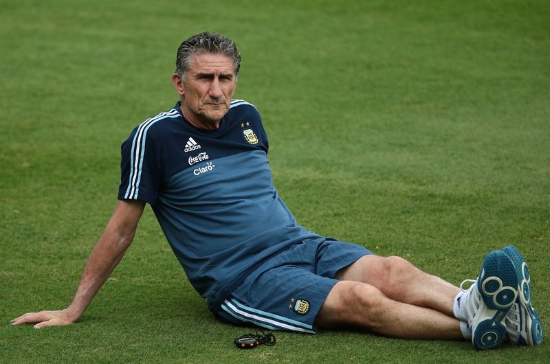 Argentina's head coach Edgardo Bauza during training at Cidade do Galo training centre, Vespasiano, Brazil November 7, 2016. u00e2u20acu201d Reuters picn