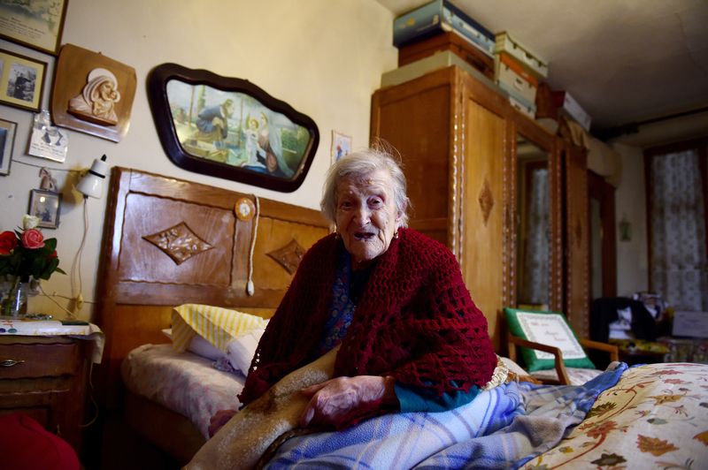 Italy's Emma Morano is now 117 years old. u00e2u20acu201d AFP pic