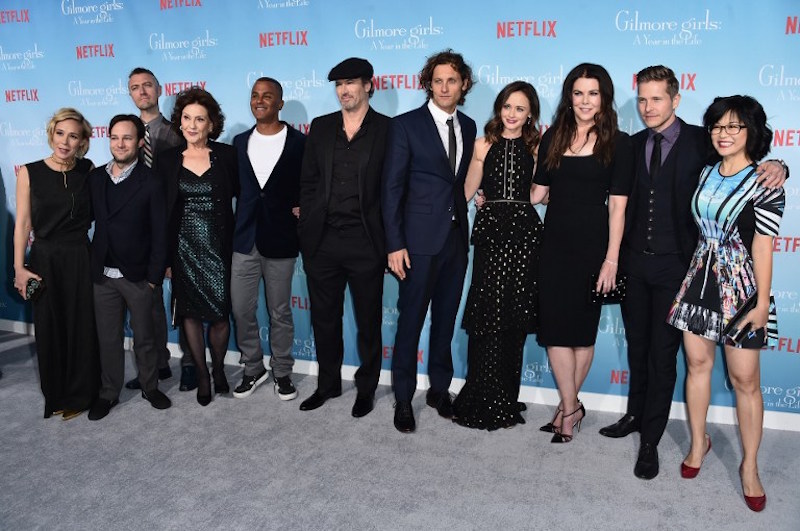 The cast of u00e2u20acu02dcGilmore Girls: A Year In The Lifeu00e2u20acu2122 attends the premiere of the Netflix series in Los Angeles November 18, 2016. u00e2u20acu201d AFP pic