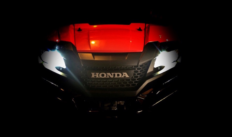 A teaser image of the new Honda Pioneer side-by-side all-terrain vehicle. u00e2u20acu201d AFP pic