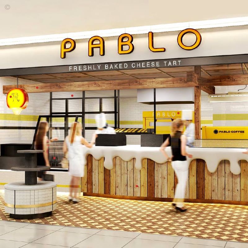An artist rendition of Pablo Cheese Tart's store at One Utama Shopping Centre. u00e2u20acu2022 Picture courtesy of Pablo Cheese Tart Malaysia's Facebook page 