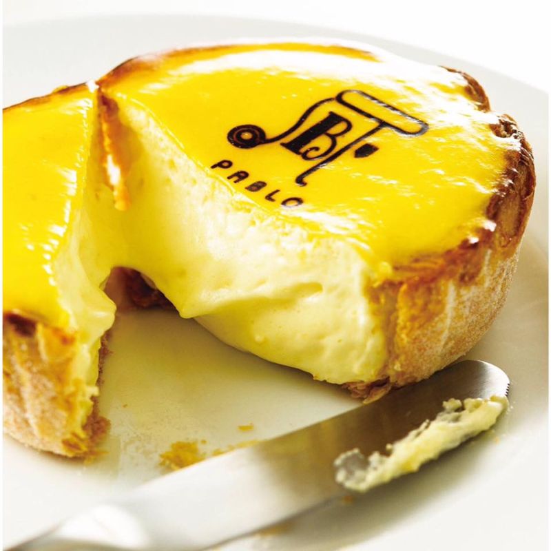 Expect the bigger cheese tarts to be cooked to a medium consistency that is slightly firmer.