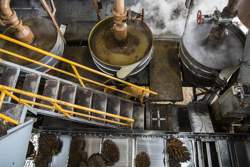 Machines in the Asian Agri palm oil plantation in Pangkalan Kerinci, Indonesia, December 10, 2015. u00e2u20acu201d NYT pic