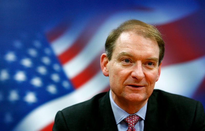 US Securities and Exchange Commissioner Paul Atkins during an interview at the US Embassy in central London March 10, 2008. u00e2u20acu201d Reuters pic