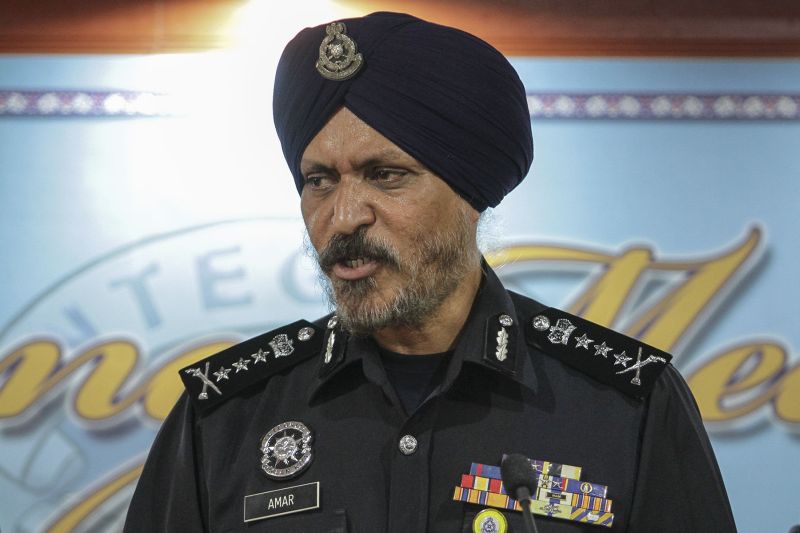 Kuala Lumpur Police Chief, Datuk Amar SIngh Ishar Singh speaks during a press conference in Kuala Lumpur, November 23, 2016. u00e2u20acu2022 Picture by Yusof Mat Isa