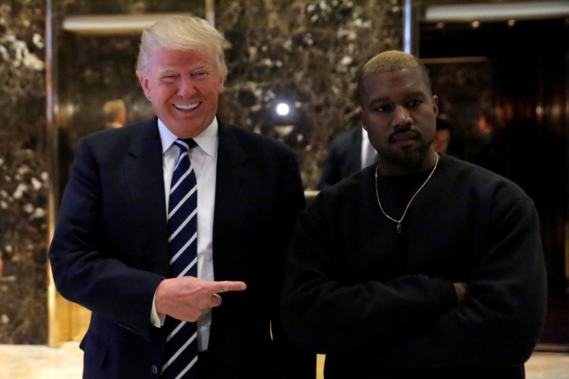 US President-elect Donald Trump and Kanye West pose for media at Trump Tower in New York December 13, 2016. u00e2u20acu201d Reuters pic