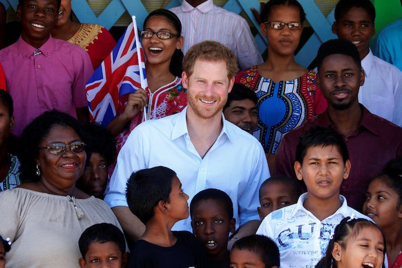 Prince Harry poses for a photo at Joshua House Childrenu00e2u20acu2122s Centre during an official visit in Georgetown, Guyana December 4, 2016. u00e2u20acu201d Reuters pic