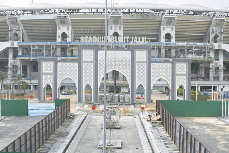 A general view of construction works being carried out for phase one of the KL Sports City. u00e2u20acu201d Picture by Azneal Ishak