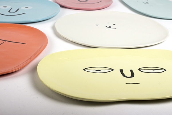 Face Plates by Jean Jullien u00e2u20acu201d Picture courtesy of Casestudyo