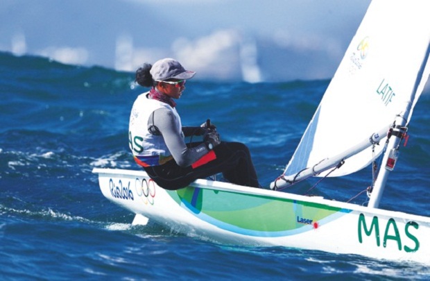 Shazrin is Malaysiau00e2u20acu2122s first female sailor at an Olympic Games. u00e2u20acu201d Reuters pic