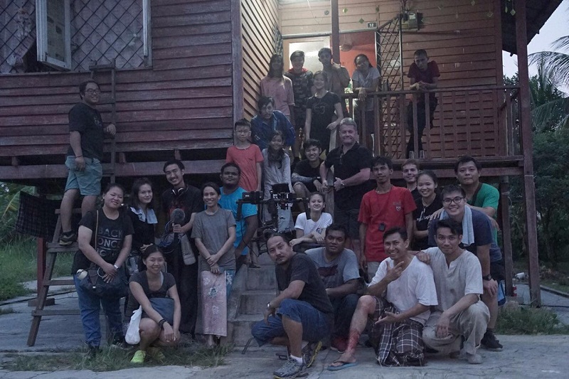 The cast and crew of ‘Hawa’ pose for a wrap photo. — Picture courtesy of Edward Lim