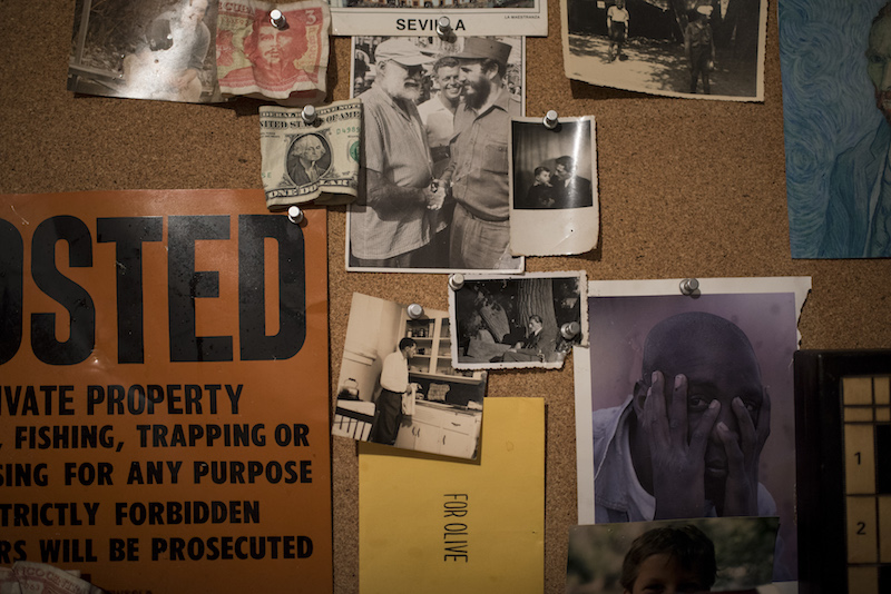 The corkboard above Brin-Jonathan Butleru00e2u20acu2122s writing desk in New York November 28, 2016. u00e2u20acu201d Picture by Hilary Swift/The New York Times