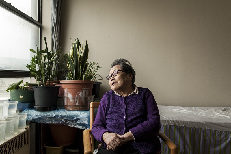 Dr Gao Yaojie, who helped expose HIV-tainted blood sales in Henan Province, in her apartment in New York, November 30, 2016u00e2u20acu201d Picture by George Etheredge/The New York Times 