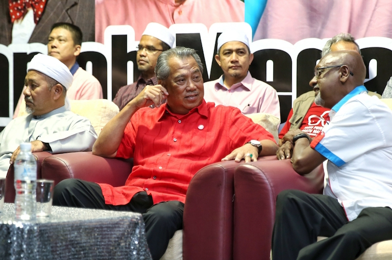 Tan Sri Muhyiddin Yassin attends the PAS Ceramah Mega Rakyat at Tapak pasar malam in Paya Jaras December 12, 2016. u00e2u20acu201d Picture by Saw Siow Feng