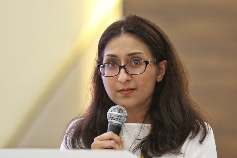 Sangeet Kaur Deo speaks at the DAP National Conference 2016 in Shah Alam December 4, 2016. u00e2u20acu201d Picture by Saw Siow Feng