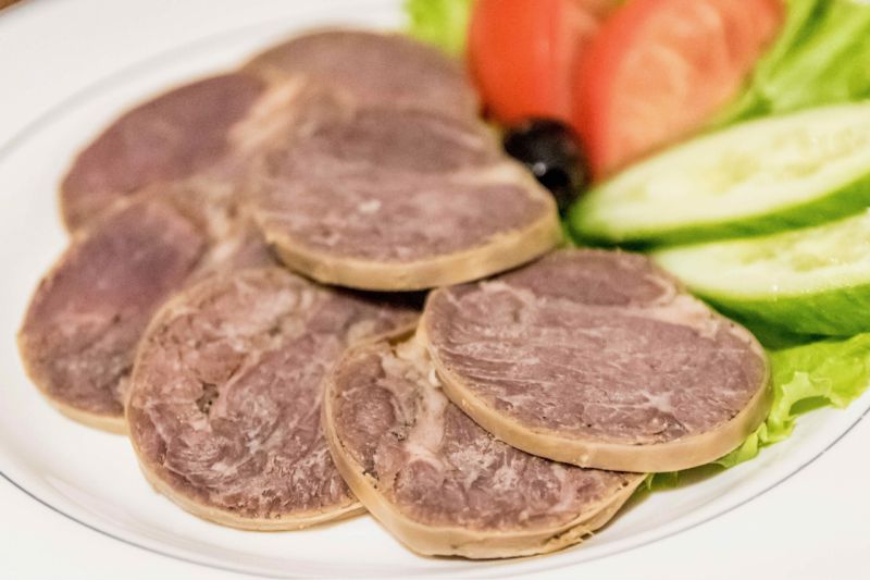 Kazy, a sausage, uses rib meat stuffed into the horse’s intestine. 