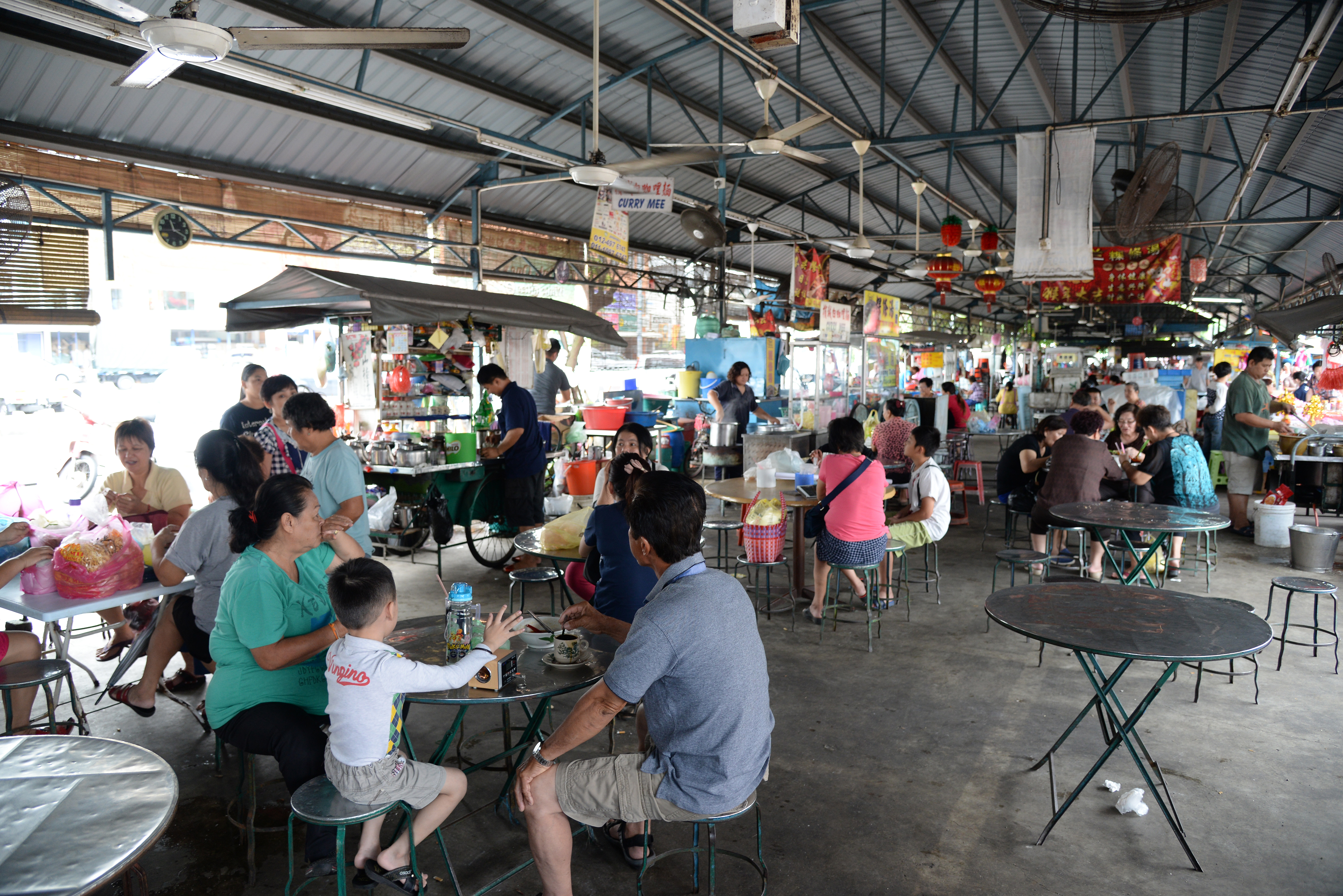 The food section of the market. — Picture by K.E.Ooi