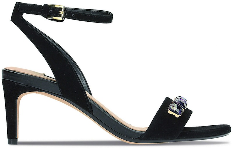 Clarks Amali Opal in black suede. u00e2u20acu201d AFP pic