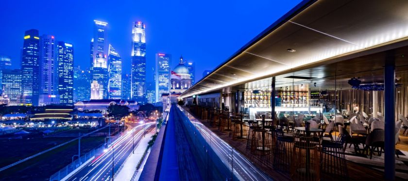 Aura Sky Lounge at the National Gallery is another good spot for a NYE Countdown party while enjoying the fireworks along the Marina Bay skyline