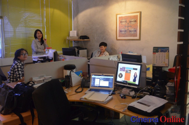 Jazzlyn Loh and some of the people behind audio production.