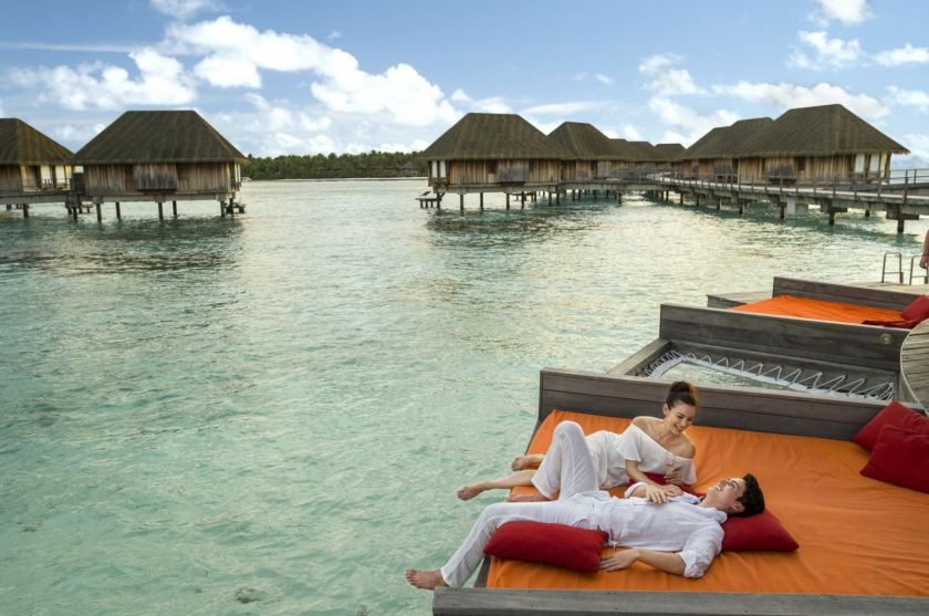 Parents can relax and sunbathe while their children are having fun at Club Med Kani's Happy Children's Corner. — TODAY pic