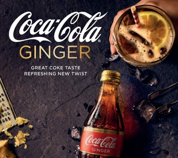 Coca-Cola Ginger brings a new flavour to the American soda. u00e2u20acu201d Handout via AFP