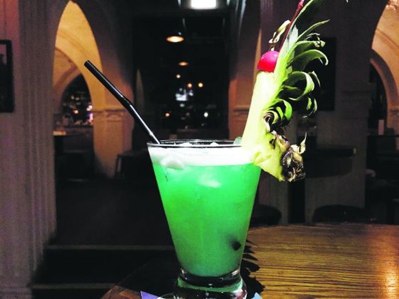 Acid Bar: Ocean and Sky is a tropical drink that boosts a sweet and fruity flavour. ― Picture by Sonia Yeo/TODAY