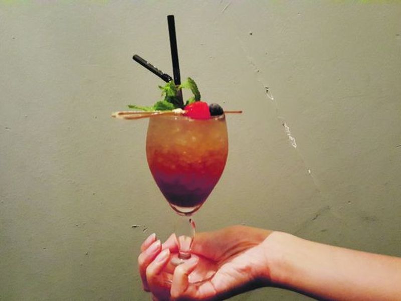 Flagship: Flagship Bramble is head bartender Jerrold Khoo's take on the classic bramble. ― Picture by Natalie Wong/TODAY