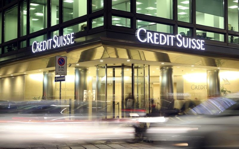 The Credit Suisse logo is seen at the headquarters in downtown Milan March 9, 2016. u00e2u20acu201d Reuters pic 