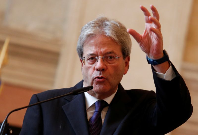 Italian Foreign Minister Paolo Gentiloni gestures as he talks during a joint press conference with Russian Foreign Minister Sergei Lavrov in Rome, Italy December 2, 2016. u00e2u20acu201d Reuters pic