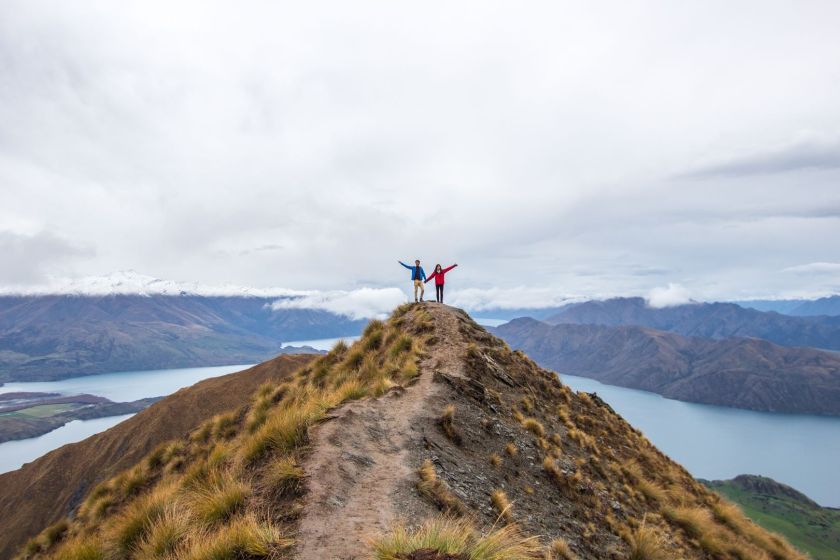 Isabel Leong and her boyfriend Ho Wei Liang at Roys Peak, New Zealand. — TODAY pic