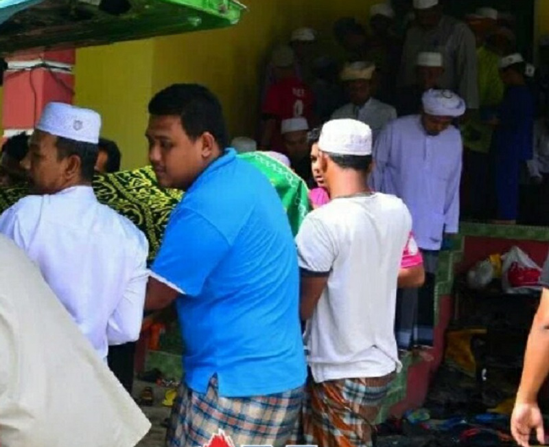 Mayat Mat Usop Che Ya, 65, ditemukan pada pukul tiga petang dengan mengalami pendarahan yang teruk di leher dan kepalanya.u00e2u20acu201d Foto ihsan Facebook/Nan Hamzah