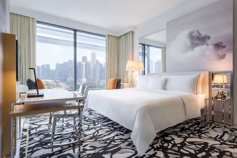JW Marriott Hotel Singapore South Beach’s Deluxe King Room. — Handout via TODAY