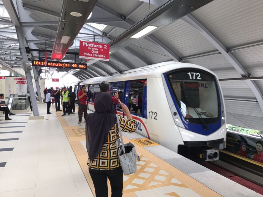 Rapid Rail Sdn Bhd chief executive Datuk Ir Zohari Sulaiman said Prasarana spent RM577.5 million to purchase 14 of said trains which will be introduced gradually. u00e2u20acu201d Picture courtesy of Prasarana Malaysia Bhd